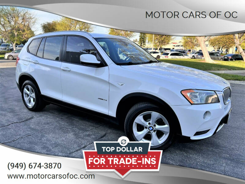 2011 BMW X3 for sale at Motor Cars of OC in Costa Mesa CA