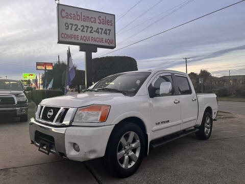 2010 Nissan Titan for sale at Casablanca Sales in Garland TX