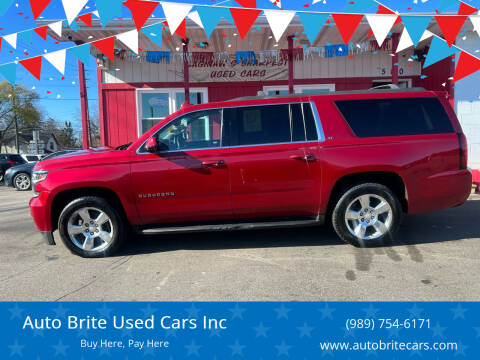 2015 Chevrolet Suburban for sale at Auto Brite Used Cars Inc in Saginaw MI