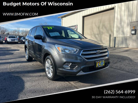 2017 Ford Escape for sale at Budget Motors of Wisconsin in Racine WI