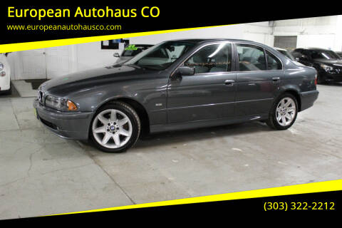 2003 BMW 5 Series for sale at European Autohaus CO in Denver CO