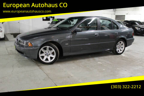 2003 BMW 5 Series for sale at European Autohaus CO in Denver CO