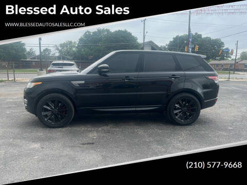 2016 Land Rover Range Rover Sport for sale at Blessed Auto Sales in San Antonio TX