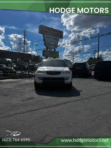 2002 Acura MDX for sale at HODGE MOTORS in Bristol TN