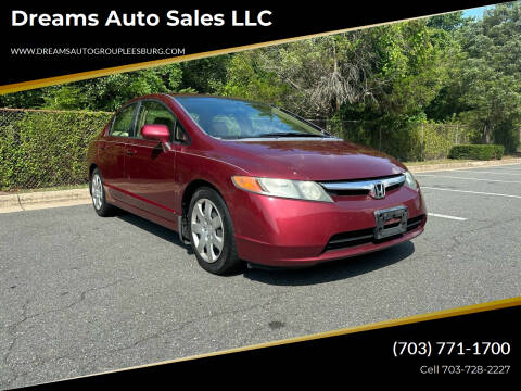 2008 Honda Civic for sale at Dreams Auto Sales LLC in Leesburg VA