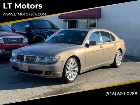 2008 BMW 7 Series for sale at LT Motors in Rancho Cordova CA