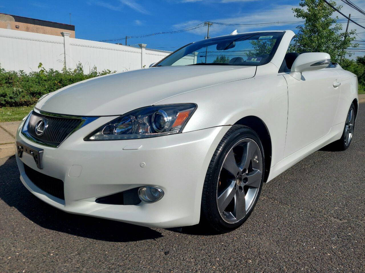 White 2011 Lexus IS 250C Base Convertible 2dr Convertible 6A 2