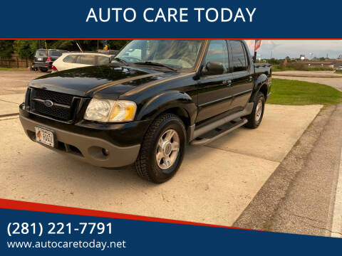 2003 Ford Explorer Sport Trac for sale at AUTO CARE TODAY in Spring TX