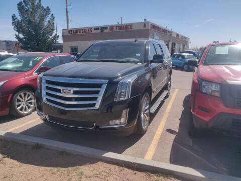 2018 Cadillac Escalade ESV for sale at M 3 AUTO SALES in El Paso TX