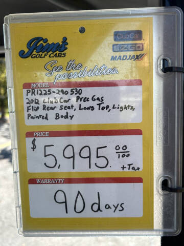 2012 Club Car Precedent