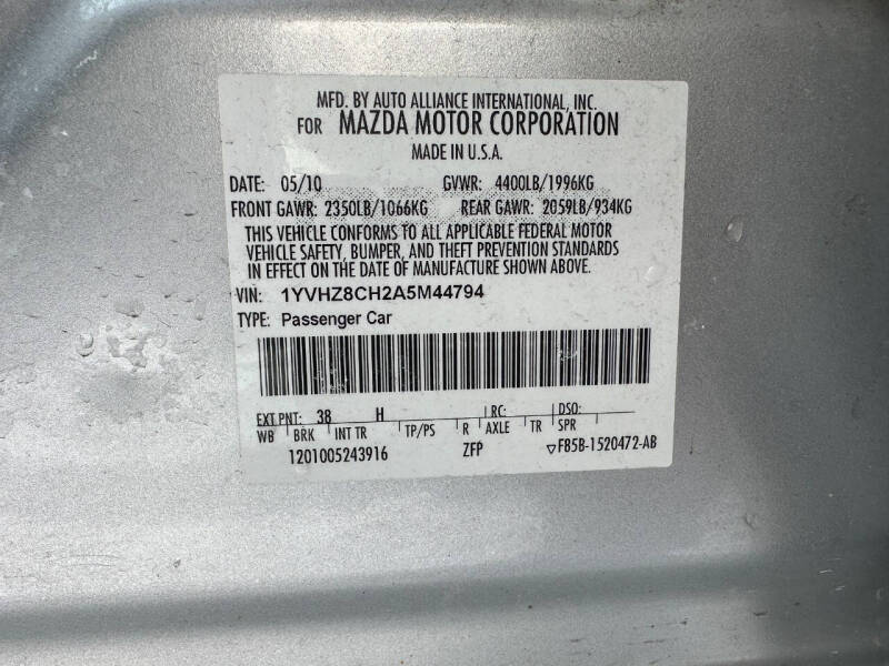 2010 Mazda MAZDA6 i Touring