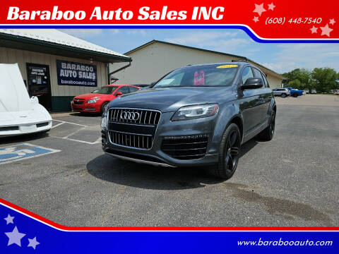 2015 Audi Q7 for sale at Baraboo Auto Sales INC in Baraboo WI