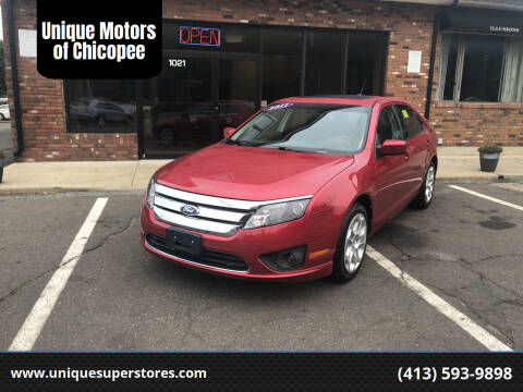 2011 Ford Fusion for sale at Unique Motors of Chicopee in Chicopee MA