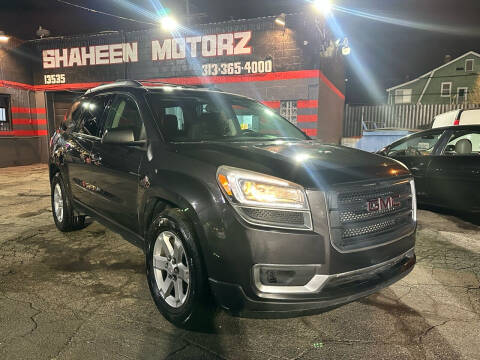 2016 GMC Acadia for sale at Shaheen Motorz, LLC. in Detroit MI