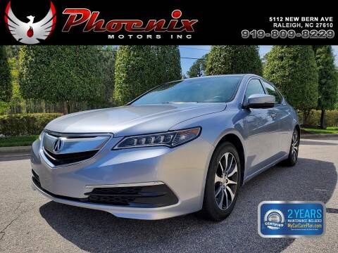 2015 Acura TLX for sale at Phoenix Motors Inc in Raleigh NC