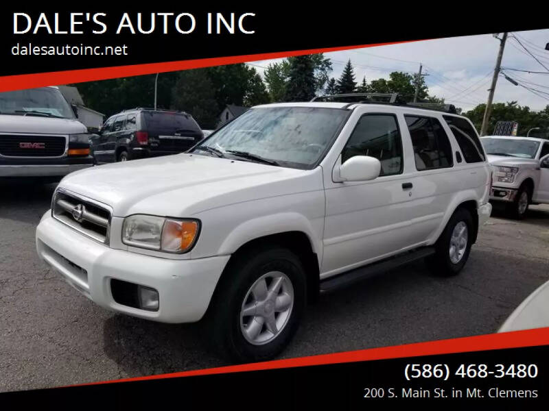 2001 Nissan Pathfinder for sale at DALE'S AUTO INC in Mount Clemens MI