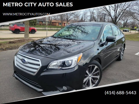 2015 Subaru Legacy for sale at METRO CITY AUTO SALES in Milwaukee WI