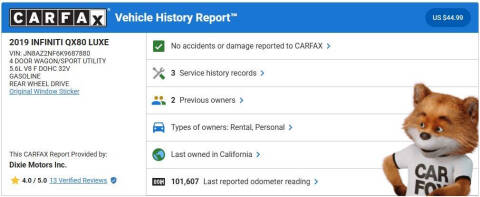 2019 Infiniti QX80 Luxe