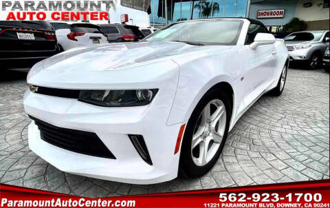 2018 Chevrolet Camaro for sale at PARAMOUNT AUTO CENTER in Downey CA