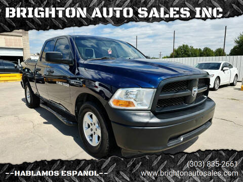 2012 RAM 1500 for sale at BRIGHTON AUTO SALES INC in Brighton CO