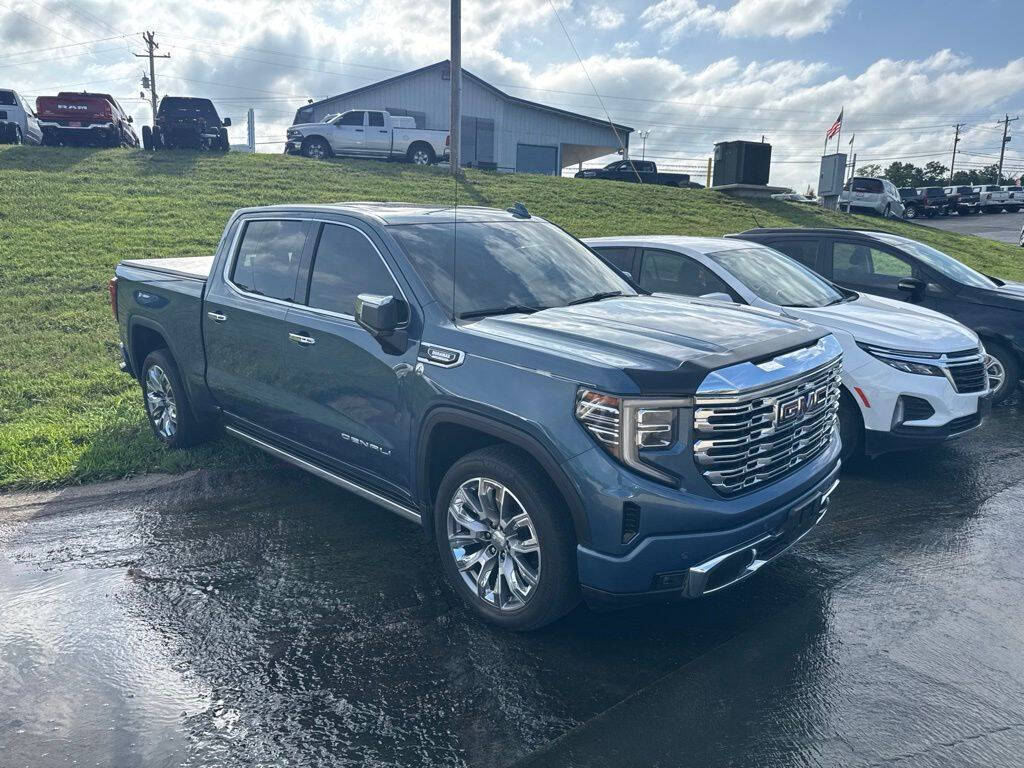 Blue 2024 GMC Sierra 1500 Denali 2
