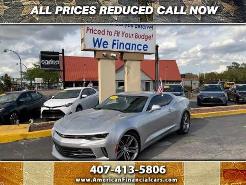 2017 Chevrolet Camaro for sale at American Financial Cars in Orlando FL