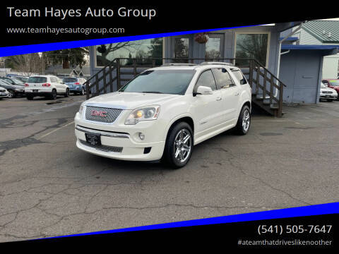 2012 GMC Acadia for sale at Team Hayes Auto Group in Eugene OR