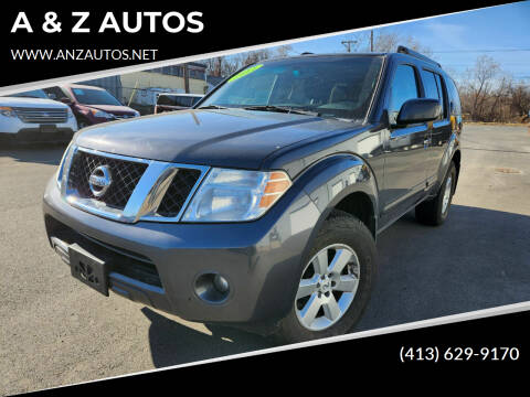 2012 Nissan Pathfinder for sale at A & Z AUTOS in Westfield MA