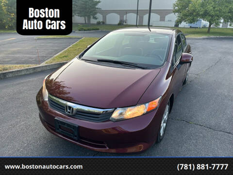 2012 Honda Civic for sale at Boston Auto Cars in Dedham MA