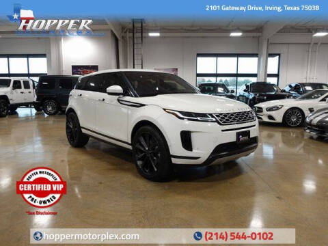 2020 Land Rover Range Rover Evoque for sale at HOPPER MOTORPLEX in Irving TX