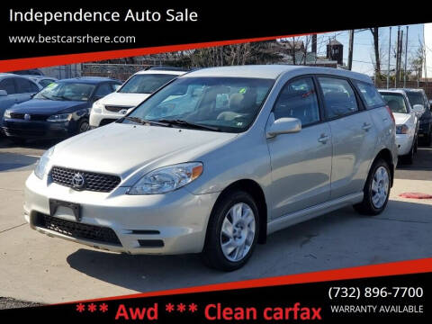 2004 Toyota Matrix for sale at Independence Auto Sale in Bordentown NJ