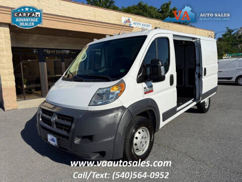 2018 RAM ProMaster for sale at Va Auto Sales in Harrisonburg VA