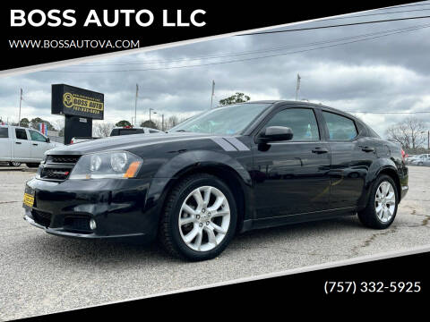 2014 Dodge Avenger for sale at BOSS AUTO LLC in Norfolk VA