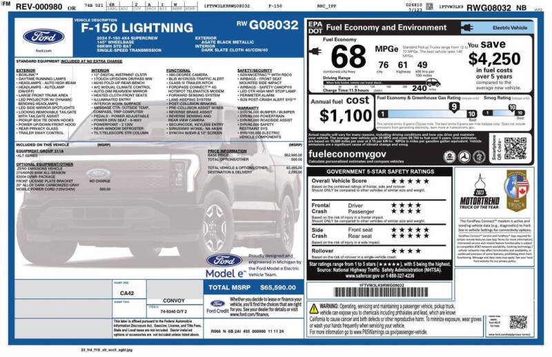 2024 Ford F-150 Lightning XLT
