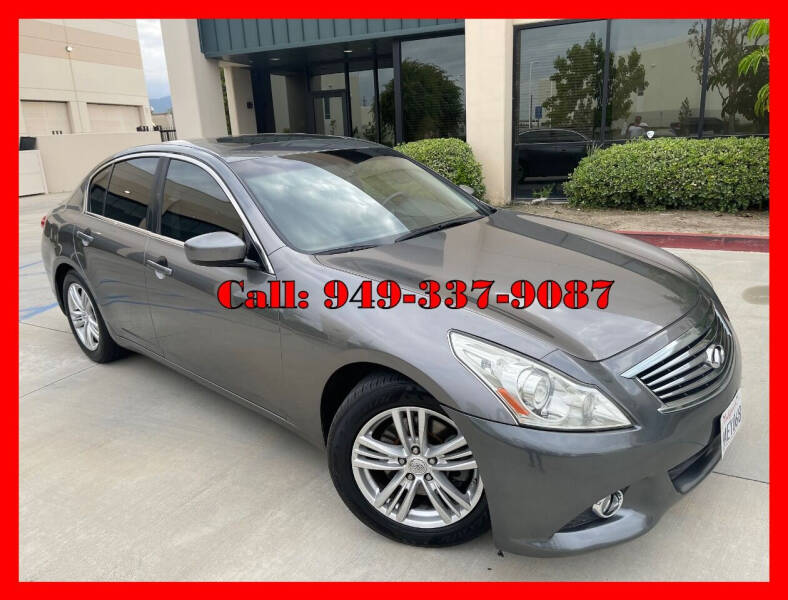 2013 Infiniti G37 Sedan for sale at Cruise Autos in Corona CA