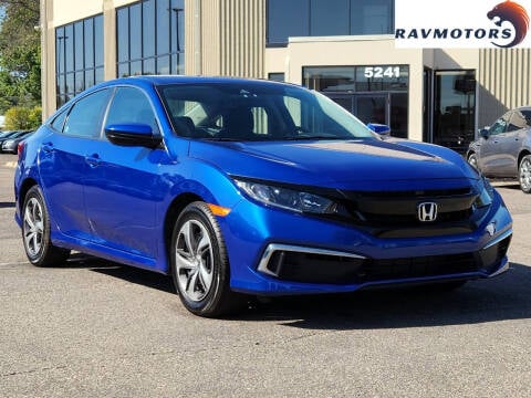 2019 Honda Civic for sale at RAVMOTORS - CRYSTAL in Crystal MN