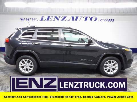 2015 Jeep Cherokee for sale at LENZ TRUCK CENTER in Fond Du Lac WI