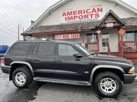 2002 Dodge Durango for sale at American Imports INC in Indianapolis IN