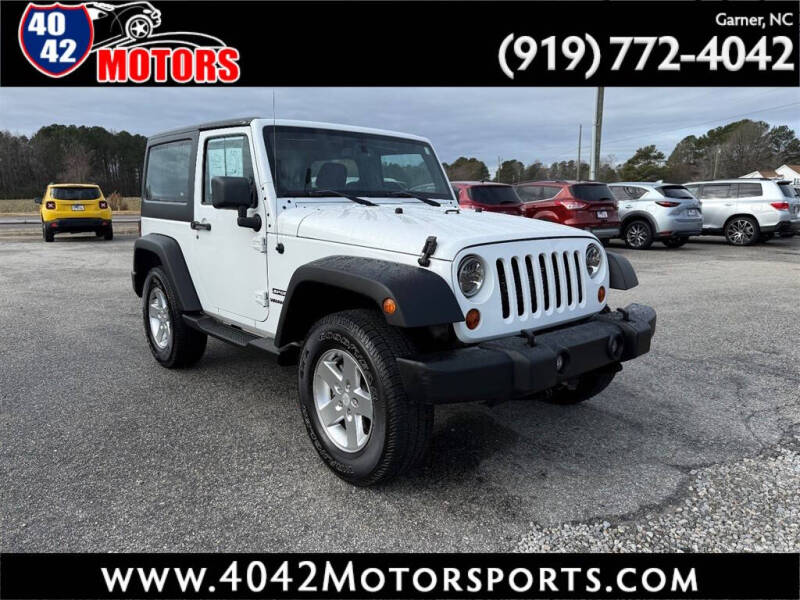 2013 Jeep Wrangler for sale at 4042 Motorsports in Willow Spring NC