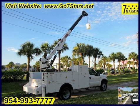 2001 Ford F550 SUPER DUTY 3820 IMT 4 TON for sale at SEVEN STARS ENTERPRISES ,INC in POMPANO BEACH, FL