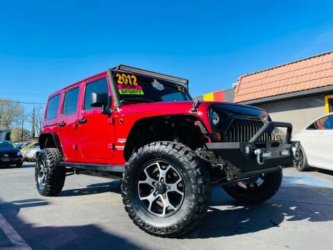 2012 Jeep Wrangler Unlimited for sale at Alpha AutoSports in Roseville CA