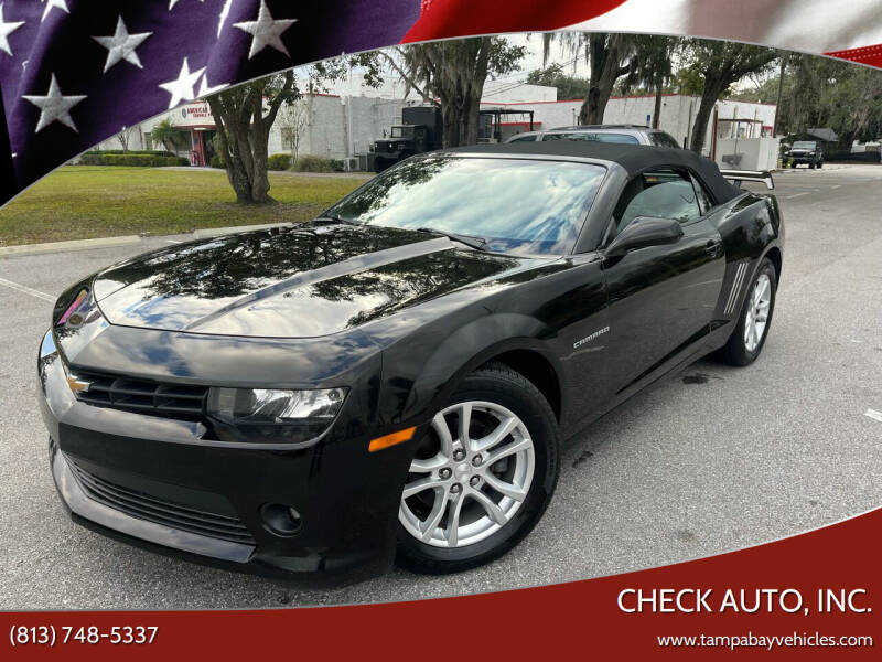 2014 Chevrolet Camaro for sale at CHECK AUTO, INC. in Tampa FL