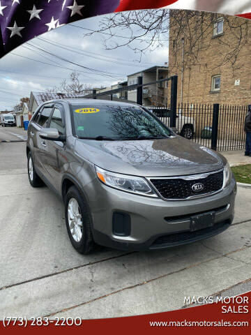 2014 Kia Sorento for sale at Macks Motor Sales in Chicago IL