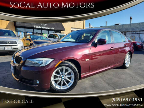 2010 BMW 3 Series for sale at SoCal Auto Motors in Costa Mesa CA