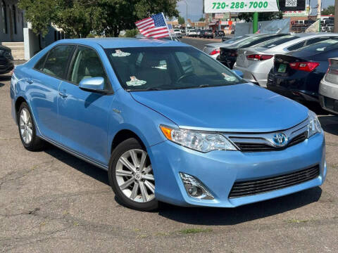 2012 Toyota Camry Hybrid for sale at GO GREEN MOTORS in Lakewood CO