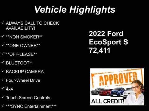 2022 Ford EcoSport S