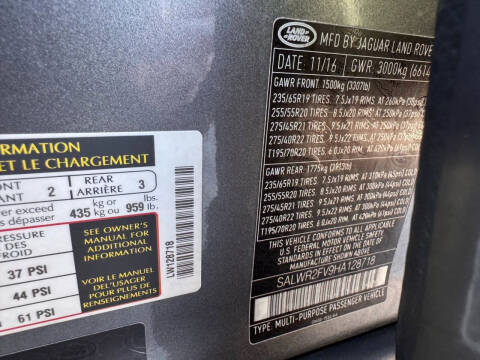 2017 Land Rover Range Rover Sport HSE