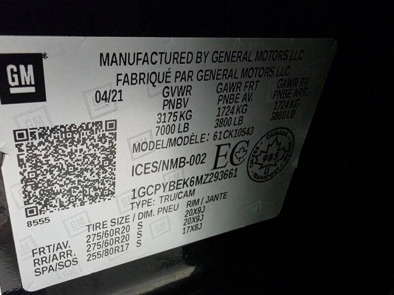 2021 Chevrolet Silverado 1500