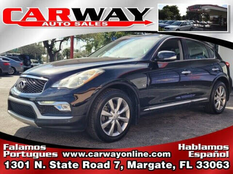 2016 Infiniti QX50 for sale at CARWAY Auto Sales - Oakland Park in Oakland Park FL