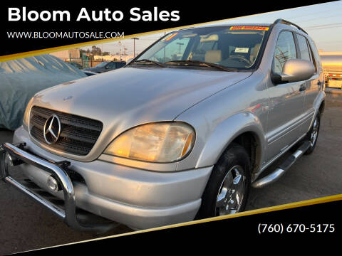 2001 Mercedes-Benz M-Class for sale at Bloom Auto Sales in Escondido CA